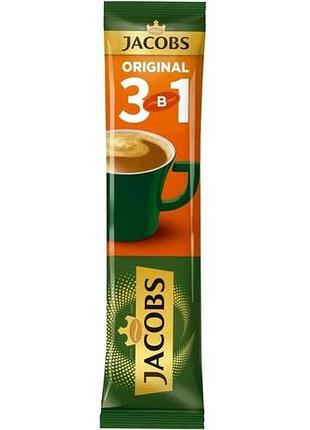 Кофе растворимый в стиках jacobs 3 в 1 original 12 г
