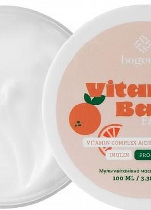 Мультивитаминная маска для лица bogenia vitamin bar 100 мл