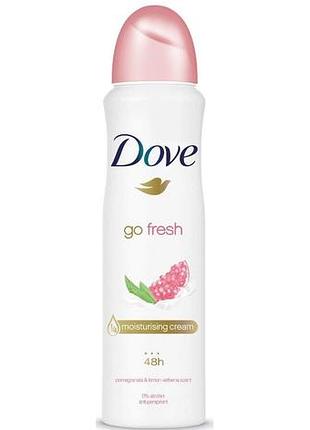 Дезодорант-антиперспірант жіночий dove pomegranate & lemon verbena 150 мл