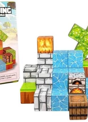 Конструктор магнітний к058 magnetic building 10,5х12,5х2 см 60 деталей