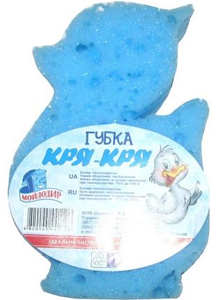 Мочалка банная детская мойдодыр кря-кря
