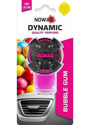 Ароматизатор для авто nowax nx0786 dynamic bubble gum на дифлектор