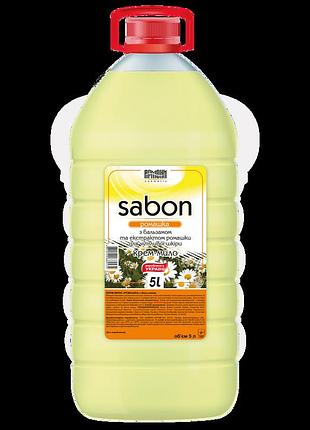 Рідке крем-мило з бальзамом армоні sabon ромашка пляшка 5 л