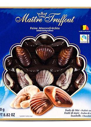 Конфеты maitre truffout дары моря с ореховой начинкой 250 г
