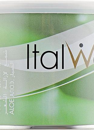 Теплий віск для депіляції italwax алое 400 мл