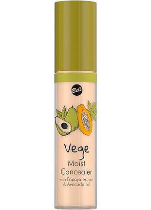 Консиллер увлажняющий для лица и глаз bell vege moist concealer 02 medium 4.2 г