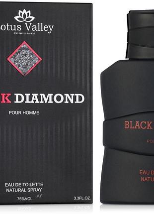 Туалетная вода мужская lotus valley black diamond 100 мл