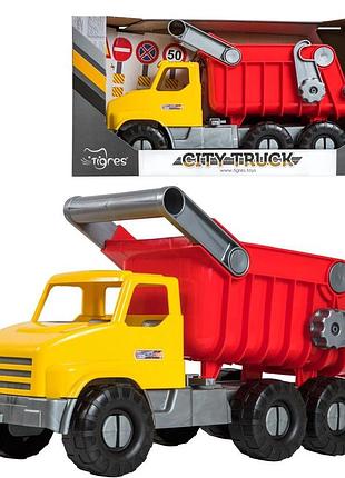 Авто самосвал tigres 39368 city truck в коробке