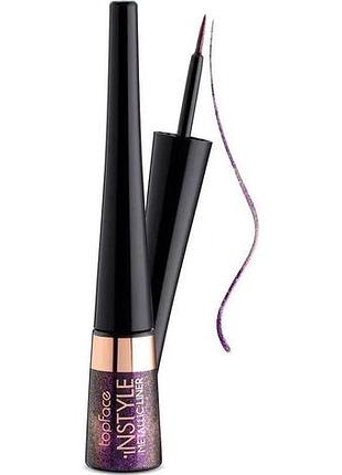 Підводка для очей topface instyle metallic eyeliner № 002 3.5 мл