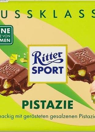 Шоколад ritter sport pistazie 100 г