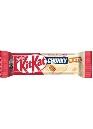 Батончик в белом шоколаде nestle kitkat chunky white 40 г