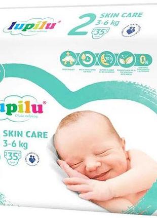 Підгузки lupilu skin care 2 (3-6 кг) 35 шт