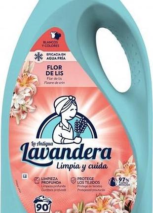 Гель для прання la antigua lavandera квіти лілії 4.5 л 90 циклів прання