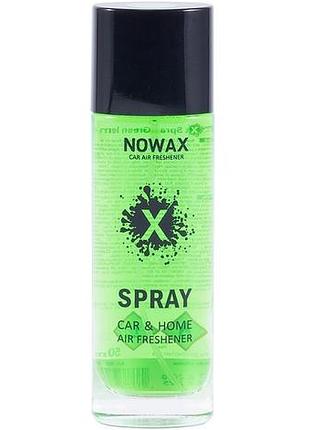 Ароматизатор для автомобилей nowax x spray green lemon 50 мл