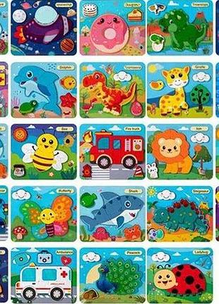 Деревянная игра с75607 рамка-вкладыши