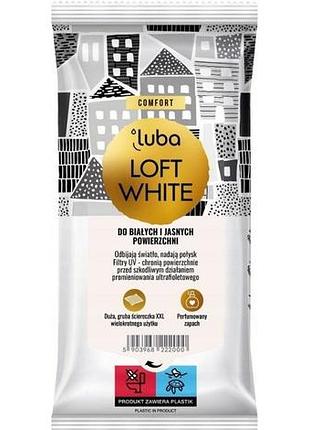 Влажные салфетки luba comfort loft white для белых и светлых поверхностей 30 шт