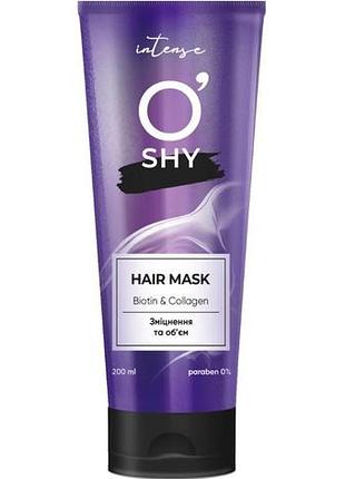 Маска для волос o\'shy hyaluron & protein увлажнение и упругость 200мл