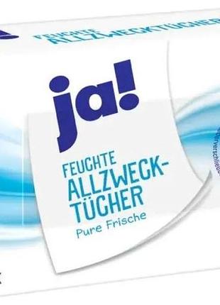 Влажные салфетки для уборки ja! pure frische 80 шт