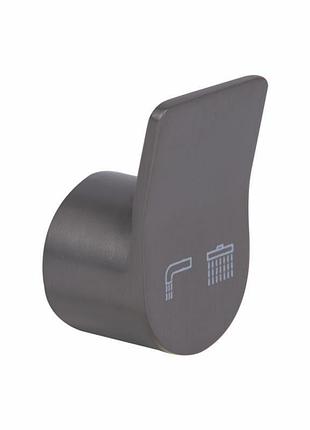 Ручка переключателя режимов qtap (27,1x45,5x27,4) для душевой системы presto graphite qtpre271455274grp50517