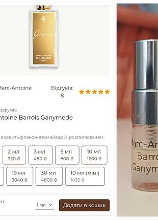 Парфум розпив ganymede