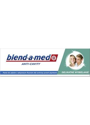 Зубная паста blend-a-med anti-cavity деликатное отбеливание 75 мл