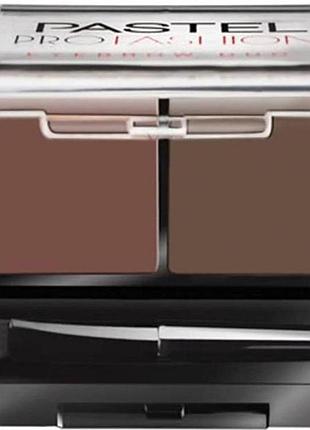Набор для бровей pastel profashion eyebrow duo 02 medium