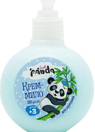 Рідке дитяче крем-мило small panda для хлопчиків з дозатором 380 г