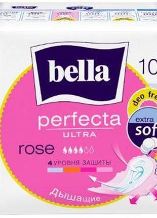 Гигиенические прокладки bella perfecta ultra rose deo fresh 10 шт