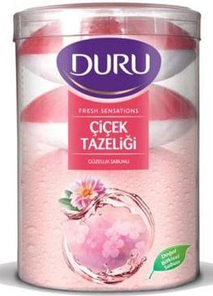 Мыло duru floral sensations цветочная облако 4*100 г