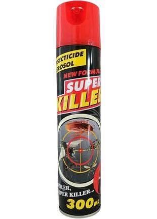 Универсальное средство super killer против летающих и ползающих насекомых 300 мл