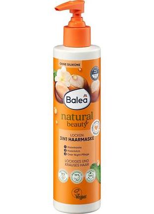 Маска для кучерявого волосся balea 3in1 natural beauty 150 мл