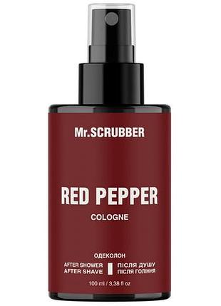 Одеколон после душа и бритья mr.scrubber red pepper 100 мл