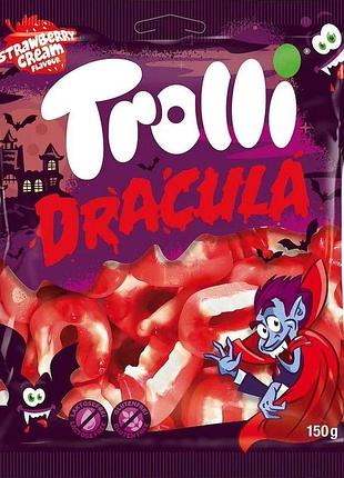 Конфеты желейные trolli dracula 150 г