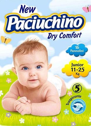 Підгузки дитячі paciuchino 5 (11-25 кг) 16 шт