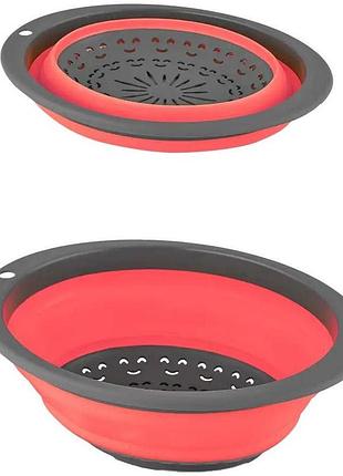 Друшляк-миска складний силіконовий gusto gt-570 3 л