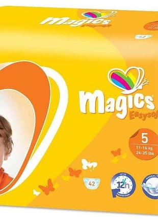 Подгузники magics easysoft 5 (11-16кг) 42 шт