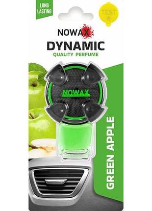 Ароматизатор для авто nowax nx07790 dynamic green apple на дифлектор