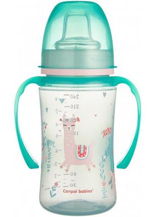 Детский тренировочный поильник canpol babies 35/208 gre easystart sweet fun 240 мл
