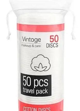 Ватные диски vintage 50 шт
