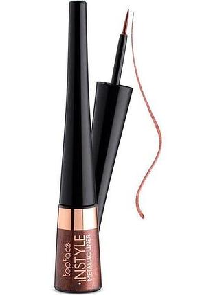 Підводка для очей topface instyle metallic eyeliner № 003 3.5 мл