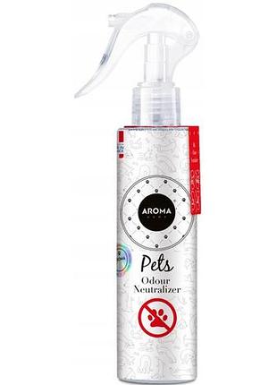Ароматизатор воздуха aroma home odour neutralizer pets спрей 250 мл