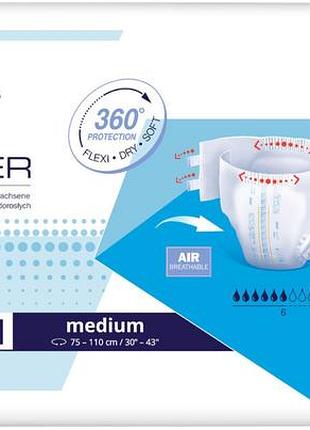 Подгузники для взрослых seni super medium 75-110 см 30 шт