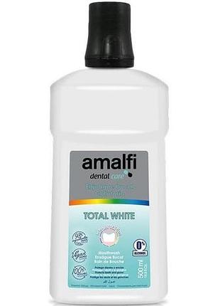 Ополаскиватель для полости рта amalfi total white 500 мл