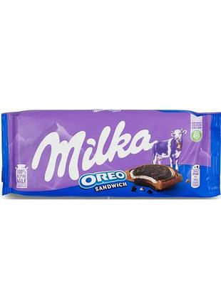 Шоколад milka oreo sandwich 100 г