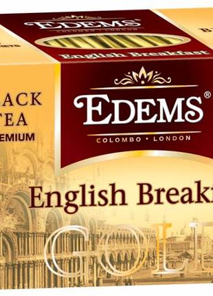 Чай чорний edems англійський сніданок gold 50 г 25 пакетиків
