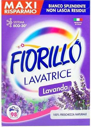 Пральний порошок fiorillo lavanda 6 кг 98 циклів прання