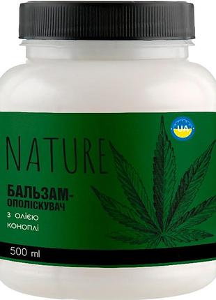 Бальзам-ополаскиватель bioton nature с маслом конопли 500 мл