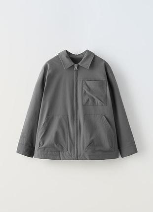 Куртка сорочка вітрівка жакет zara на 8-9 років
