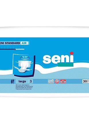 Подгузники для взрослых seni standart air large 100-150 см 30 шт