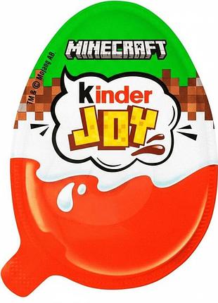 Шоколадне яйце kinder joy minecraft 20 г